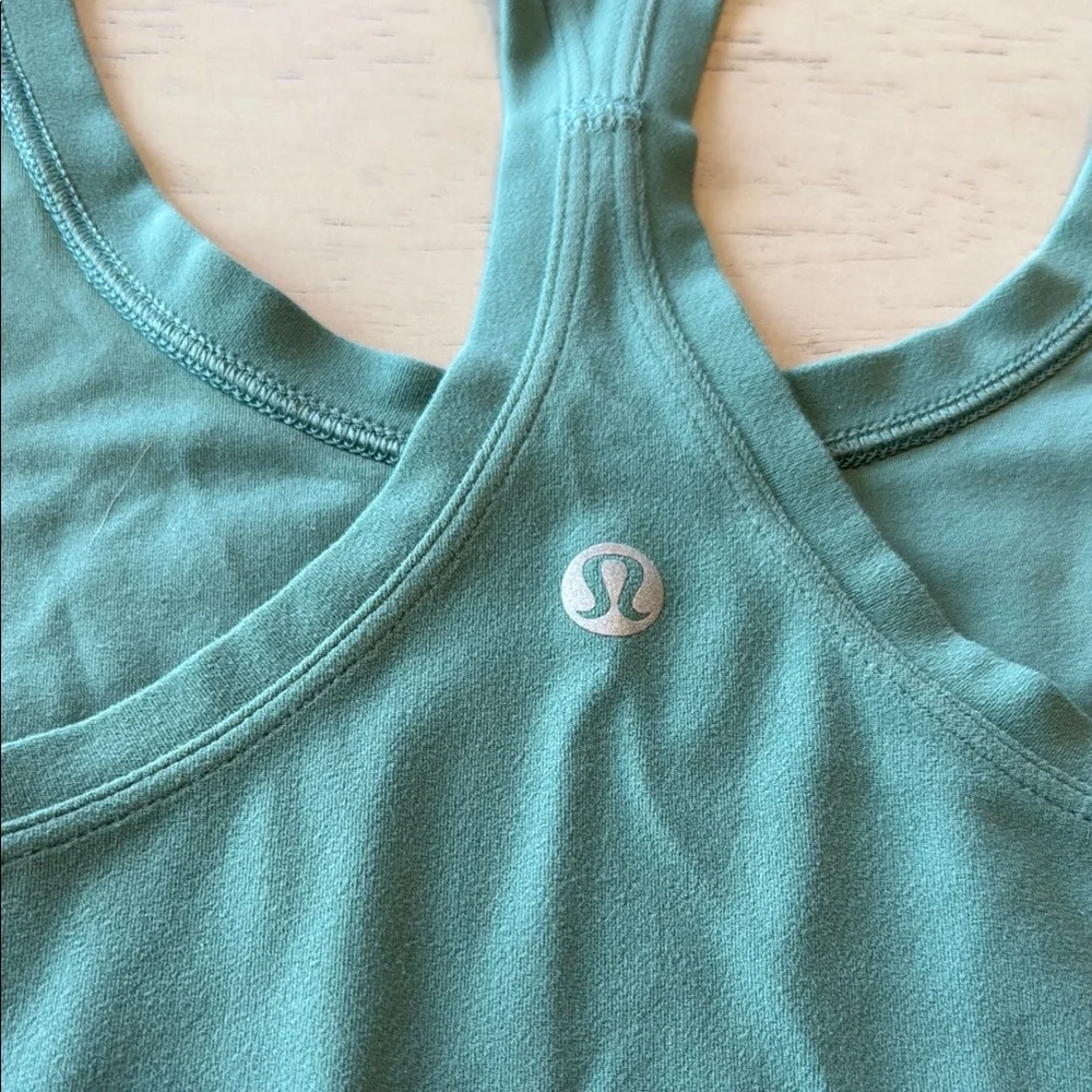 lululemon athletica Racerback Tank Top in Sage Green
